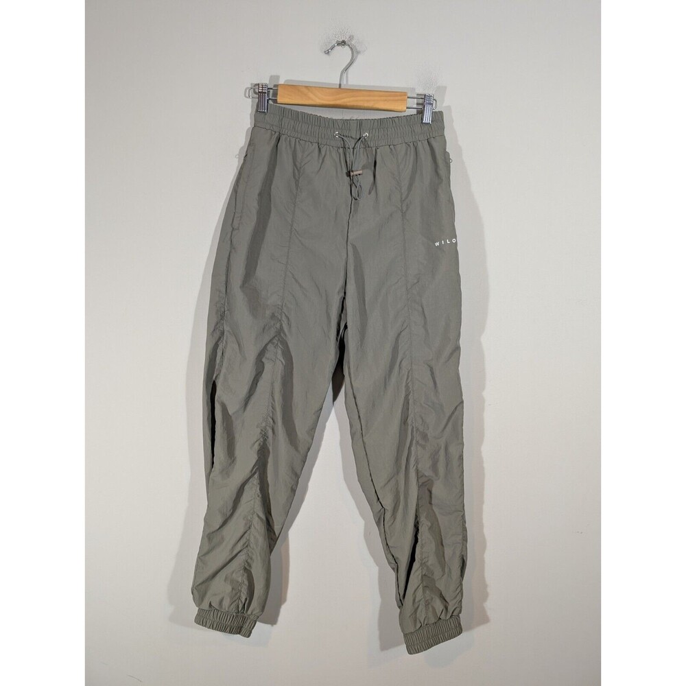 Anthropologie Wilo The‎ Label Pants Women Sz S Green Parachute Joggers Gorpcore